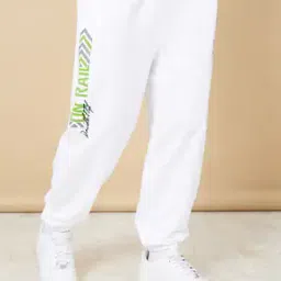 styli Men Oversized Varsity Side Print Joggers-picture-10