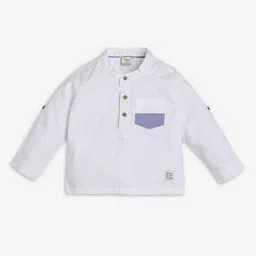 ed-a-mamma Self-Check Band Collar Shirt-picture-45