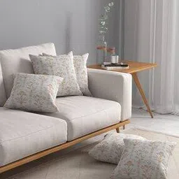 rosarahome Set of 5 Floral Print Cushion Covers 16" x 16"-picture-29