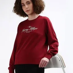 tommy hilfiger  Women Regular Fit Slip On Sweatshirt-picture-26