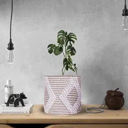 astrid Textured Cotton  Basket image 1