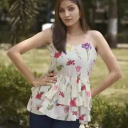 svaraa Women Floral Print Relaxed Fit Round-Neck Top-picture-24