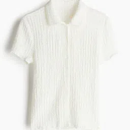 h&m Women Regular Fit Spread Collar Shirt-picture-53