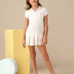 u.s. polo assn. Girls Short Sleeve Shirt Dress-picture-41