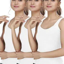 alba Pack of 3 Women Camisoles with Adjustable Straps-picture-51