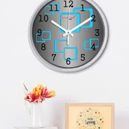 random Graphic Print Wall Clock image 1