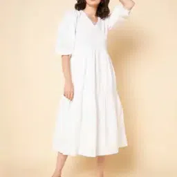 high star V-Neck Drop-Waist Dress-picture-13