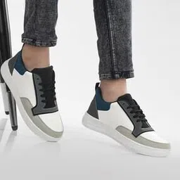 stelvio Men Colourblock Lace-Up Sneakers-picture-46