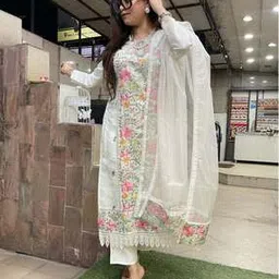 gosriki Women Embroidered Straight Kurta Set-picture-35