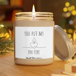 aromaticfables Heart Fire Valentine Rose Scented Jar Candle-picture-49