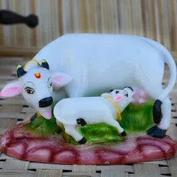 Polyresin Decorative Cow and Calf Statue-image-63