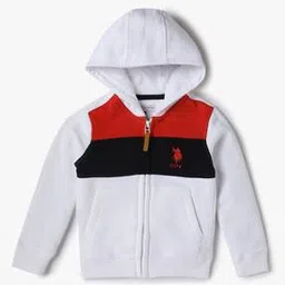 u.s. polo assn. Boys Colourblock Regular Fit Hoodie-picture-47