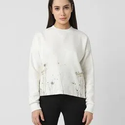 van heusen Women Floral Print Regular Fit Sweatshirt-picture-15