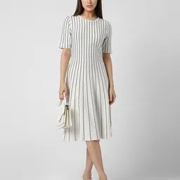 van heusen Women Striped A-Line Dress-picture-32