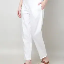 ethnic curry Women Straight Pants with Semi-Elasticated Waist-picture-10