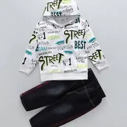 shirazi kids wear Boys Block Print Set-picture-41