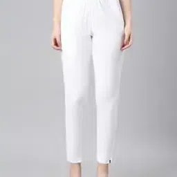 Women Mid Rise Relaxed Fit Trousers-image-5