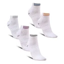 dollar Pack of 5 Ribbed Ankle-Length Socks-picture-12
