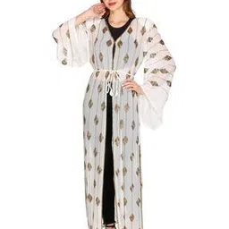 hautemoda Embellished V-Neck Shrug-picture-48