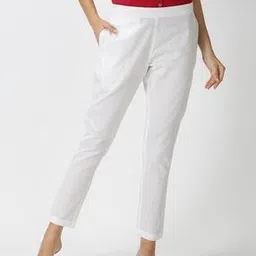 Straight Pant with Back Elasticated-image-0