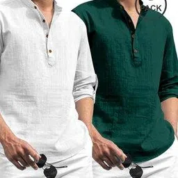 shopyclick Men Regular Fit Short Kurta-picture-38
