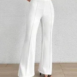 styledrawer Women Relaxed Fit Palazzos with Elasticated Waist-picture-24