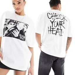 Unisex Graphic Print Oversized T-Shirt-image-67