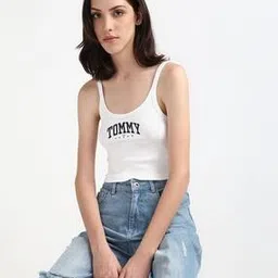 tommy hilfiger Women Crop Varsity Tank Top-picture-39