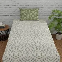 huesland 144 TC Geometric Print Single Size Bedsheet Set-picture-47