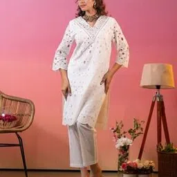 m march label Women Embroidered 2-Piece Co-Ord Sets-picture-38