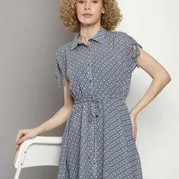 tommy hilfiger Women Brand Print Shirt Dress-picture-34