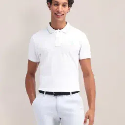 u.s. polo assn. Men Slim Fit Polo T-Shirt with Logo Embroidery image 1