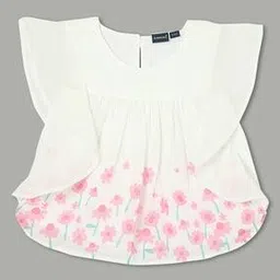 juniors by lifestyle Girls Floral Print Regular Fit Top-picture-21