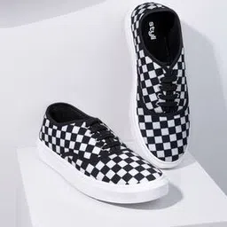 styli Men Lace-Up Sneakers with Canvas upper-picture-20