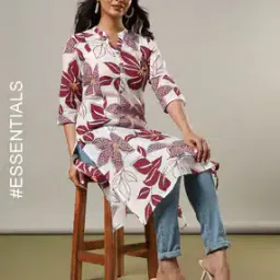 acai Women Floral Print Straight Kurta-picture-21