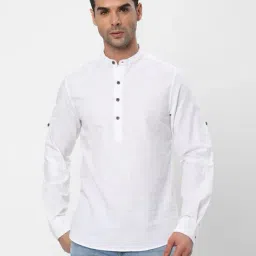 r&b Men Regular Fit Short Kurta image 1