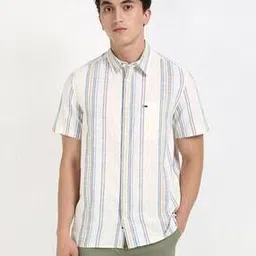 tommy hilfiger Men Striped Regular Fit Shirt-picture-15