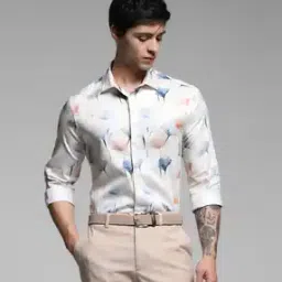 jack & jones Men Floral Print Slim Fit Shirt-picture-32