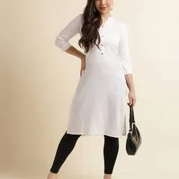 fabclub Straight Kurta with Button Fastening-picture-19