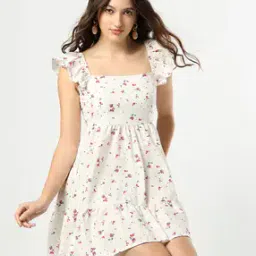 fyre rose Women Floral Print Fit & Flare Dress-picture-44