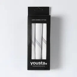 yousta Men Pack of 3 Striped Cotton Handkerchiefs-picture-32