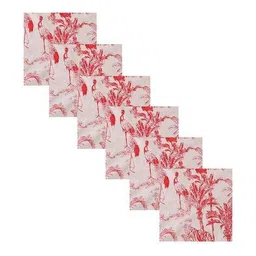handicraft-palace 6 Pieces Animal Printed Dinner Table Napkins image 1