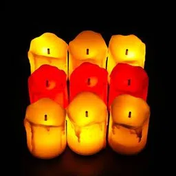 kuber industries Set of 12 LED Candles with Flash Light-picture-18