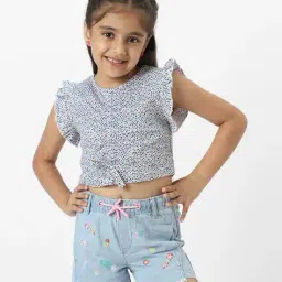 nauti nati Girls Floral Top image 1