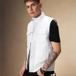 dennislingo premium attire Men Zip-Front Regular Fit Gillet image 1