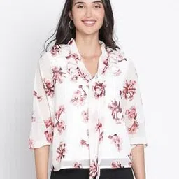 draax fashions Women Floral Print Slim Fit Top-picture-16