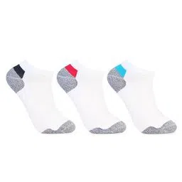 bonjour Men Pack of 3 Colourblock Ankle-Length Socks-picture-28