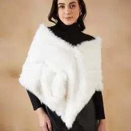 inweave Women Faux Fur Cape-picture-22