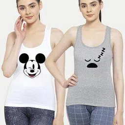 friskers Pack of 2 Graphic Print Tank Top-picture-24