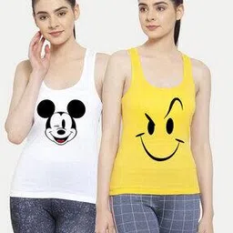 friskers Scoop Neck Tank Tops-picture-38